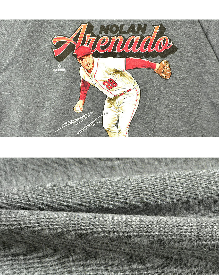 ノーラン・アレナド セントルイス ピッチ WHT 0066-052-11 半袖Tシャツ