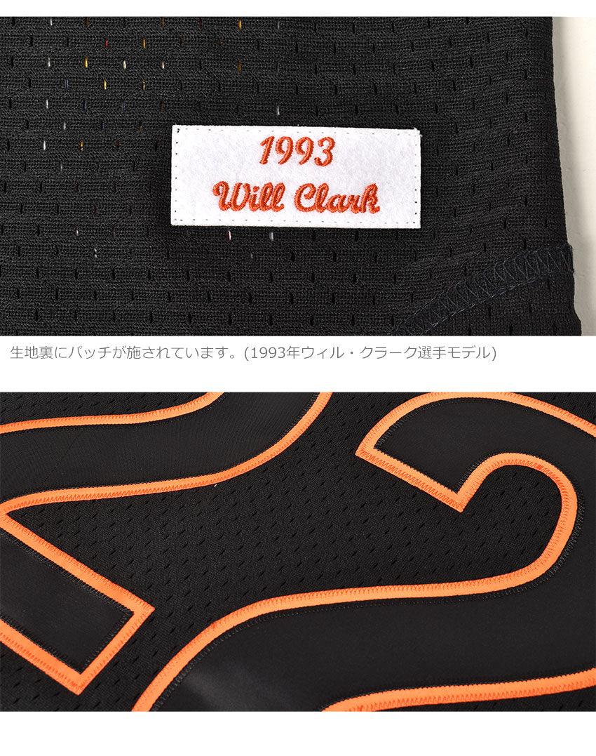 MLB AUTHENTIC WILL CLARK SANFRANCISCO GIANTS JERSEY ABPJ3101-SFG93WCLBLCK ユニフォーム ブラック 黒 オレンジ 1カラー