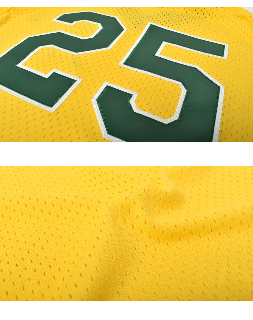 MLB AUTHENTIC MARK MCGWIRE OAKLAND ATHLETICS 1990 PULLOVER JERSEY ABPJ3025-OAT90MMCYELL ユニフォーム 1カラー