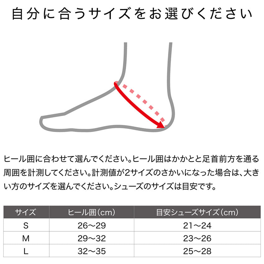 ヒール&アーチサポーター 377701、377702、377703 サポーター 3カラー