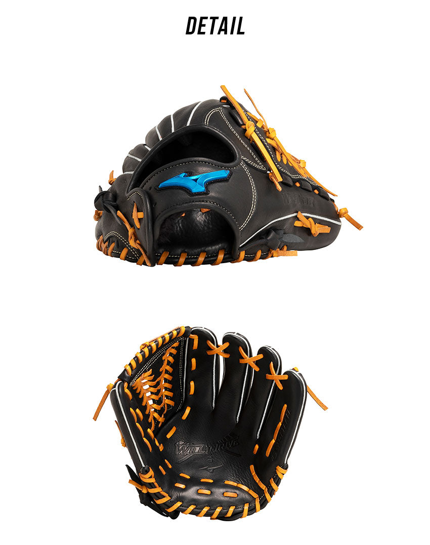 ソフトボール用ウィルドライブ ブルー 内野手用 1AJGS29913 グローブ 2カラー