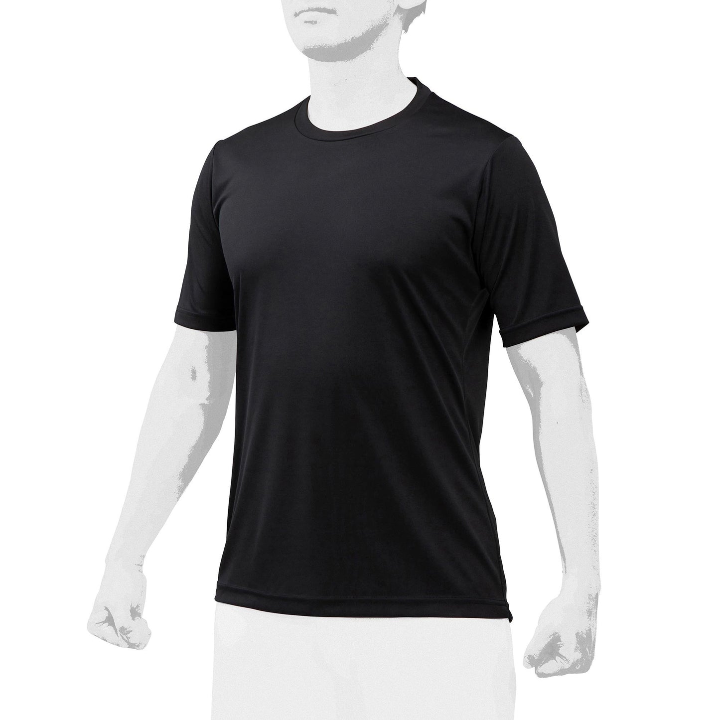 ローネック・半袖(2枚組) 12JA0Q04 半袖Tシャツ 2カラー