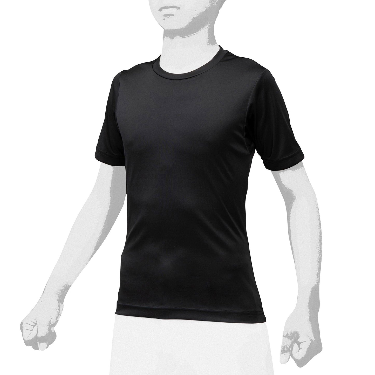 ジュニア用 ローネック・半袖(2枚組) 12JA0Q14 半袖Tシャツ 2カラー