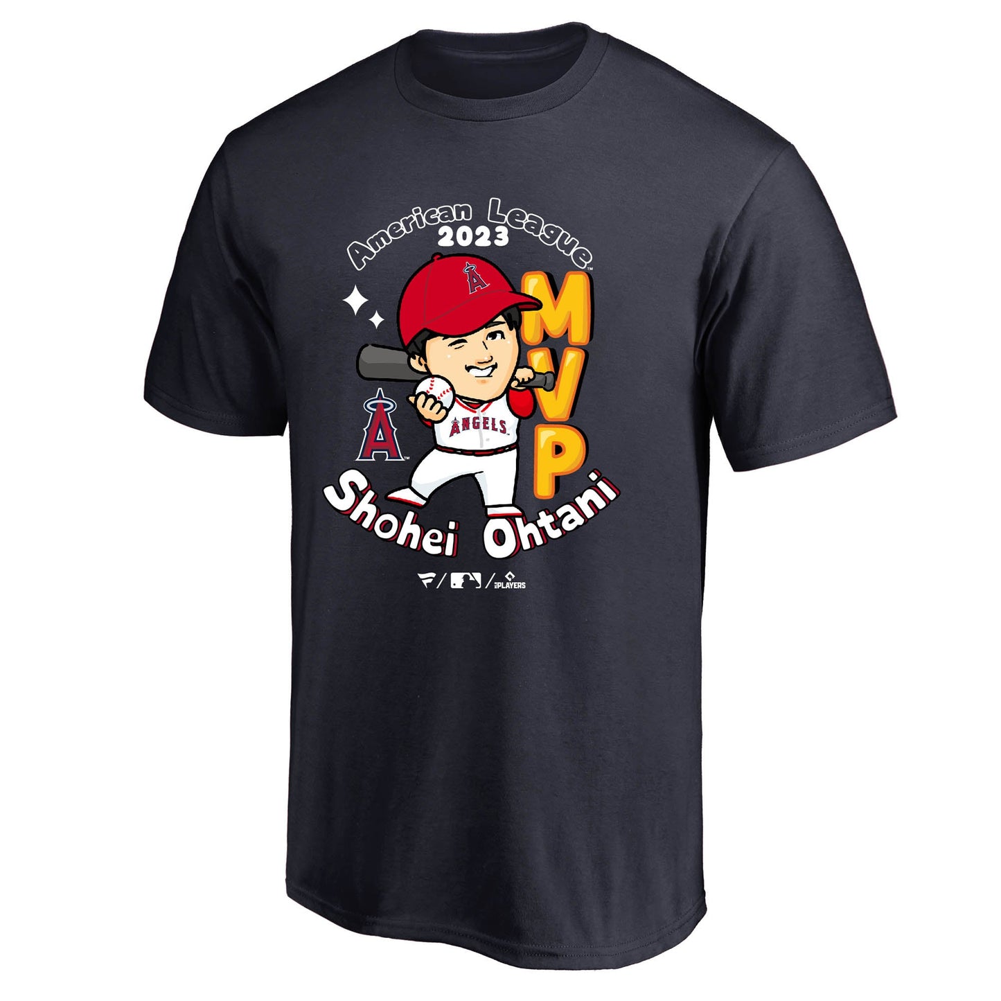 大谷翔平選手 AL MVP受賞記念 限定イラストTシャツ Tシャツ 2カラー