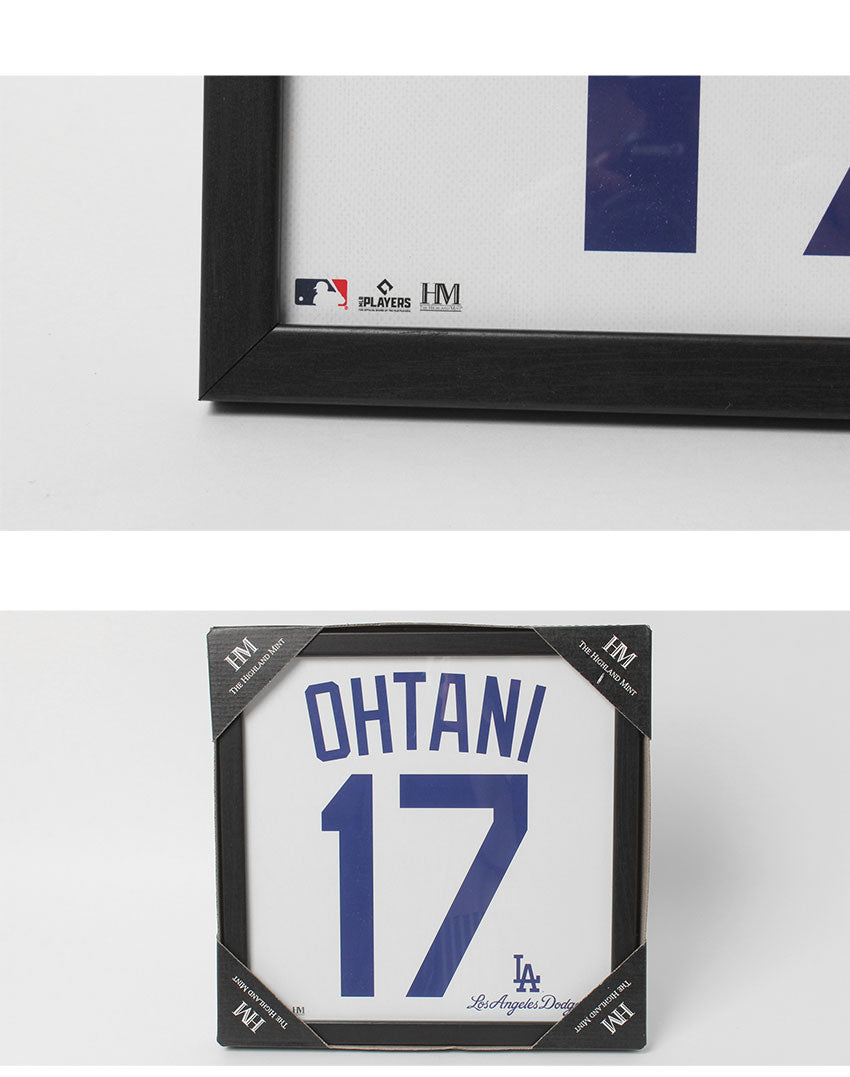 LOS ANGELES DODGERS SHOHEI OHTANI HIGHLAND MINT IMPACT JERSEY FRAME 21759991 インテリア 1カラー