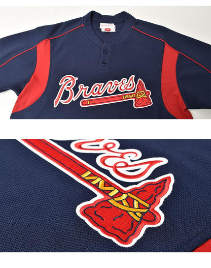 MLB ATLANTA BRAVES GREG MADDUX 2003 BP JERSEY ABPJ3335-ABR03GMANAVY ユニフォーム 1カラー