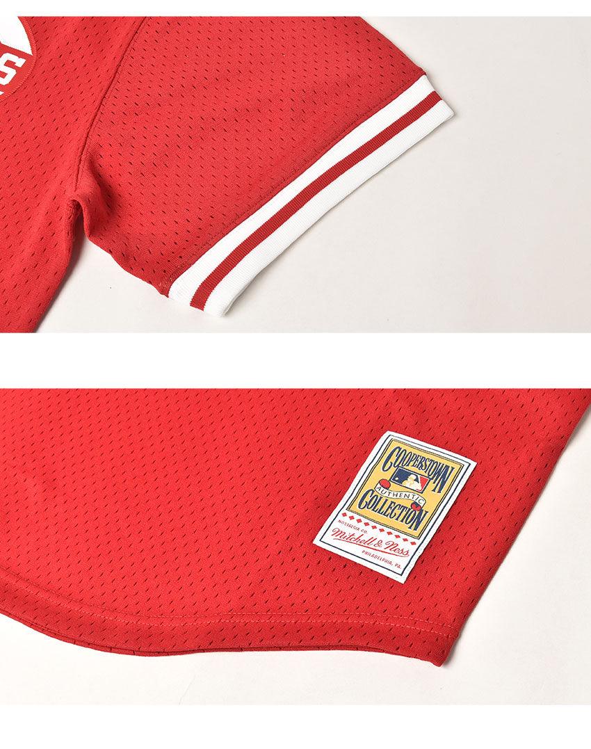 MLB AUTHENTIC PETE ROSE CINCINNATI REDS 1984 PULLOVER JERSEY ABPJ3091-CRE84PRSSCAR ユニフォーム レッド 赤 ホワイト 白 1カラー