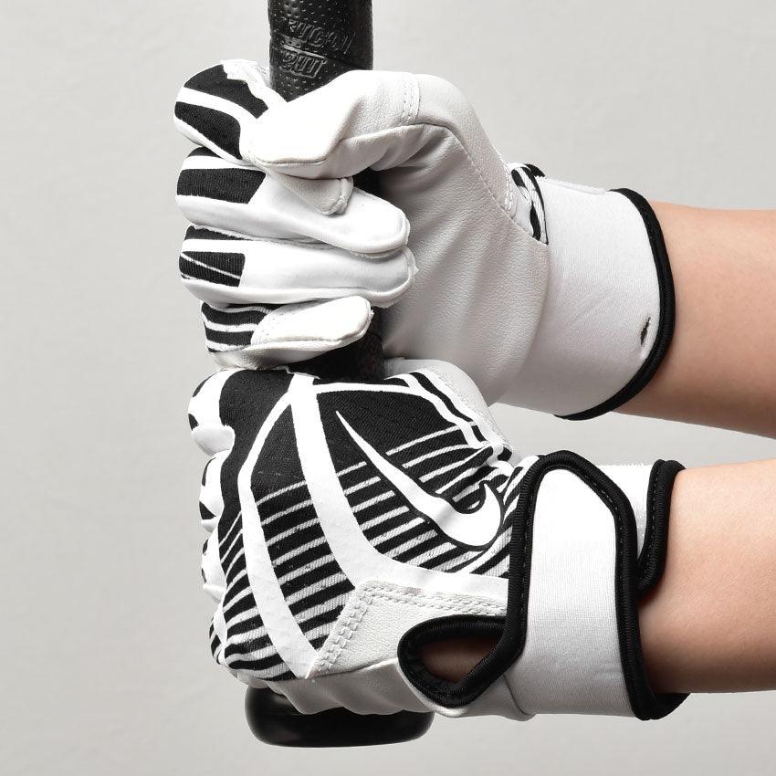 HYPERDIAMOND FDGE GLOVES N100.0135 バッティンググローブ ブラック 黒 ホワイト 白 1カラー