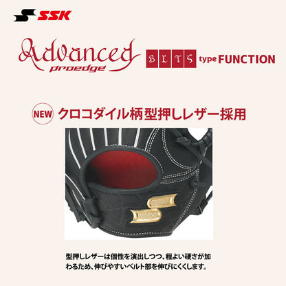 硬式 プロエッジアドヴァンスド 外野手用 AKL77723F グローブ 2カラー
